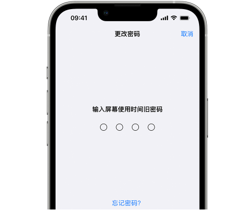 冀州iPhone屏幕维修分享iPhone屏幕使用时间密码忘记了怎么办 