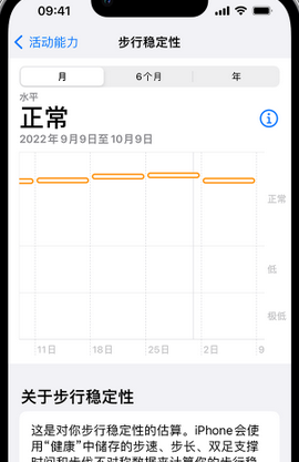 冀州iPhone手机维修如何在iPhone开启'步行稳定性通知'