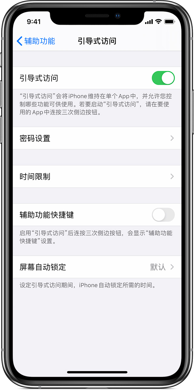 冀州苹果手机维修分享如何在 iPhone 上退出引导式访问 