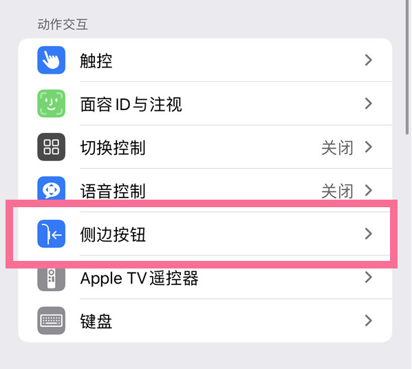 冀州苹果14维修店分享iPhone14 Plus侧键双击下载功能关闭方法 