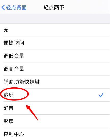 冀州苹果手机维修分享iPhone12如何启用双击截屏 